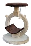 Europet Bernina 431-225868 Fantasy Katzenkratzbaum Rest-Ring 58 cm, beige-braun