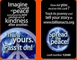Spread the Peace Card - Single