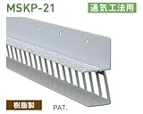 【城東テクノ】防鼠材 MSKP-21(20X2) グレー(PVC) 1ケース（40本入り）