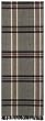 Durable Hand Woven 100% Cotton Colorful Black and Red Plaid Table Runners 12x72 Inches Set of Two