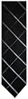 Men's Tommy Hilfiger Necktie Neck Tie Silk Black, Silver and Blue