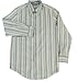Material London Long Sleeve Silk Shirt Silver Spoon Medium