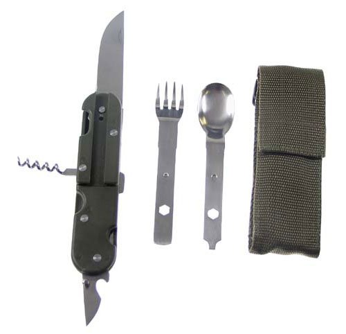 Essbesteck 'Outdoor' 6 Funktionen + Nylonetui