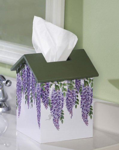 Wisteria Tissue Box Cover By Collections Etc