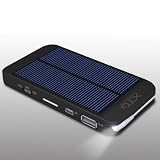 Premium Solar Charger - Ultra Thin Solar Powered Backup Battery and Charger for Cell Phones, iPhone, iPod, and Most USB Powered Device - Also Includes Built-in LED Reading Light and Window / Windshield Suction Cups ~ XTG Technology