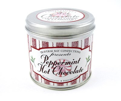 Creamy Gourmet Peppermint Hot Cocoa Mix in Keepsake Tin - Gourmet Hot Chocolate by Winning Gifts