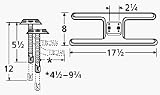 Burner Asmby, H Twn 2.25 , Ss, 17.25 X 8; Arkla, Chg, Turco