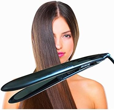 Professional Ceramic Tourmaline Ionic Flat Iron 100~240V Dual Voltage 1 Inch Titanium Ion Infused Hair Straightener Auto Shut Off