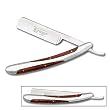 Kriegar Pakawood Handle Folding Straight Razor