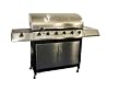 Char Broil K6B 6-Burner 65,000 BTU Gas Grill, with Sideburner