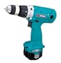 Makita 6216DWBE 3/8-Inch Cordless Driver-Drill Kit, 2-Speed, Variable Speed, Reversible
