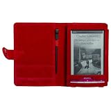 Die original GeckoCovers Luxus H�lle f�r den Sony PRS T1 Touch E-Reader Ebook Cover H�lle rot / red - im praktischen Buchstyle mit original Gecko Applikationvon "Gecko"