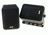 KLH 980B 100-Watt 2-Way Indoor/Outdoor Speakers (Black)