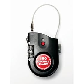 Lock Alarm MINI Multi-Purpose Cable Lock with Built-in Alarm