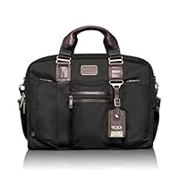 Tumi Alpha Bravo Mcnair Slim Brief, Hickory, One Size
