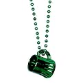 Green Beer Mug Beads - 12-pk.
