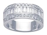 1.55 cts Baguette Diamonds Band - Platinum, 18kt White or Yellow Gold