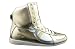 Creative Recreation Womens Hi Gallow Silver Metallic Gold White
