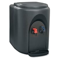 Black BottleLess Countertop Water Purification Cooler with 1,200-Gallon capacity water filtration and installation kit. From BottleLess Direct. Dispenses Hot & Cold water.
