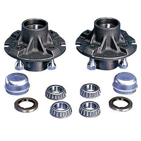 Reliable High Speed 5-Lug Bolt Hub Set - 2000-Lb. Capacity