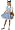 Wizard of Oz Deluxe Dorothy Costume: Girl's Size 8-10