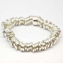 TOC Silver Plated 46gram Candy Bracelet