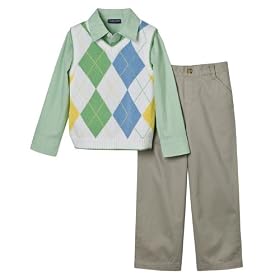Infant/Toddler Boys' Cherokee® Dress Set - Bleach White