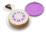 Zanda Panda 9-Inch Kaleidoscope Butterfly Mold, Lavender Frost