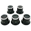 5 Jewelers Loupes Magnifiers Eyeglass Stamp Coin Tools