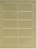 Gold Foil Labels, Video Face 100 Labels