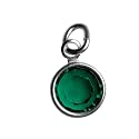 May Birthstone Charm - Hangs on Mother's Loving Embrace Pendant
