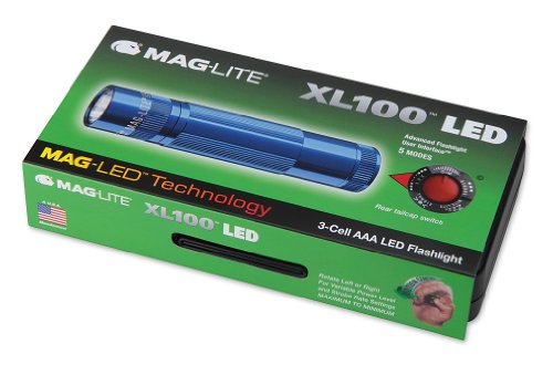 Maglite XL100 AAA blister mixte adulte Bleu 12.2 cm
