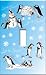 Christmas Penguins Switch Plate - Double Rocker