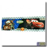Cars Victory Lane Blue/Grey Prepasted Wall Border, 5-Inch x 15-Foot