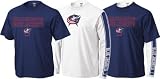 Columbus Blue Jackets Gameday Short/Long Sleeve T-Shirt Combo Pack