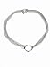 Sterling Silver Open Heart Strand Necklace with Link Necklace