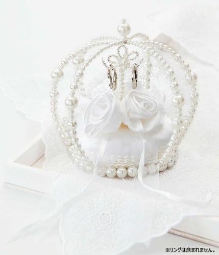 panami Handicraft Kit <Eternal ring pillow> wind rose type WW-121 white (japan import)