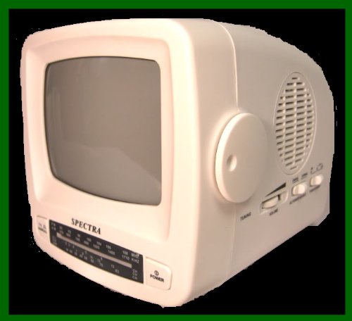 Black White 5 Portable Tv
