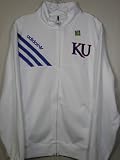 Kansas Jayhawks Adidas Originals Celebration Primary Logo White Track Jacket - M
