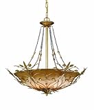 Crystorama Lighting Group 4700X-60-GL Gold Leaf Primrose Eight Light Primrose Chandelier Adorned wit