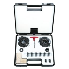 Freud RS2000 Insert Knife Rail And Stile Shaper Cutter Set, 1-1/4 Bore
