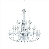 Princeton 28 Light Crystal Chandelier Finish: Polished Nickel