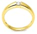 .10ctw Round Diamond Channel-Set Single Stone 14k Yellow Gold Ring (SI2, H-I)