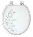 Dogwood Floral Embroidered Soft Toilet Seat