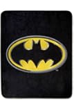 Batman Emblem Luxury Fleece Throw Blanket with Sewn edge Super Soft 50" x 60" 100% Polyester Fiber