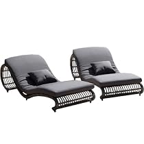 Big Sale Mulholland Grey Wicker Lounge Chair (Set of 2)