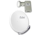 Fuba DAA 850 W + Fuba DEK 201 Twin-LNB Au&szlig;eneinheit f&uuml;r zwei Teilnehmer, 1 Satellit