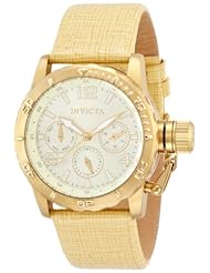 Invicta Womens INVICTA-14797 Corduba Analog Display Swiss Quartz Beige Watch