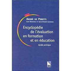 Encyclop�die de l'�valuation en formation et en �ducation