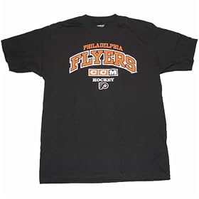 Philadelphia Flyers CCM Black Practice Tee